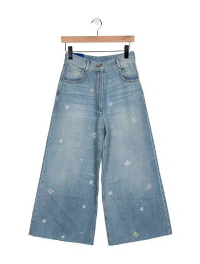 Pre-owned Forte Forte High-rise Wide Leg Jeans In Blue