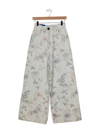 Pre-owned Forte Forte High-rise Wide Leg Jeans In Multicolor