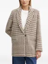Forte Forte Houndstooth Blazer In Brown