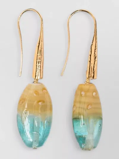 Forte Forte Iridescent Handcrafted Statement Hook Earrings