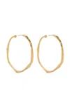 FORTE FORTE IRREGULAR-DESIGN HOOP EARRINGS