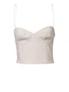 Forte Forte Spaghetti Strap Camisole In White