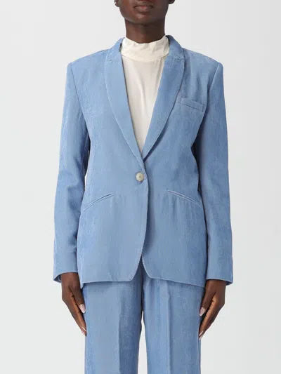 Forte Forte Jacket  Woman Color Gnawed Blue