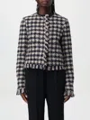Forte Forte Pied De Coque Tweed Boxy Jacket In Tinte