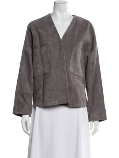 Pre-owned Forte Forte Jacket In Gray