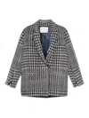 Forte Forte Check-pattern Coat In Multicolour