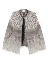 Forte Forte Jacquard Butterfly Detail Jacket In Multi