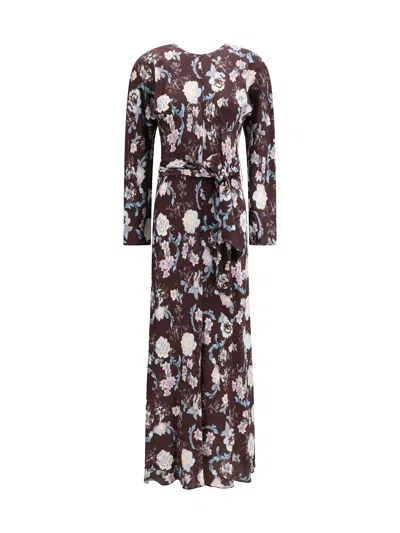 Forte Forte Jacquard Dress With A Peonia My Love Pattern In Multi