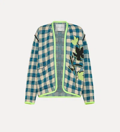 Forte Forte Jacquard Gingham Jacket In Multi