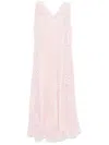 Forte Forte Jacquard Lace Maxi Dress In Pink