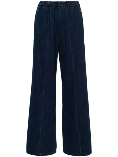 Forte Forte Straight-leg Cotton Jeans In Blue