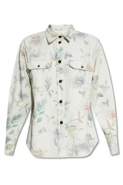 FORTE FORTE KISS FROM A ROSE DENIM SHIRT