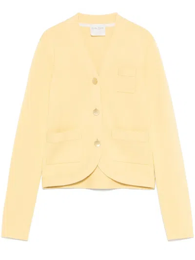 Forte Forte Knitted Cardigan In 黄色