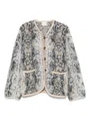 Forte Forte Knitted Jacket In Gray
