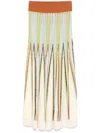 Forte Forte Knitted Midi Skirt In Green