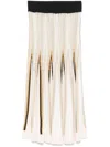 Forte Forte Knitted Midi Skirt In Neutrals