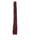 Forte Forte Knitted Tie In Brown