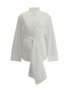 Forte Forte Knotted Shirt In Bianco