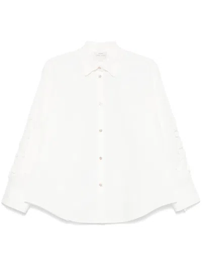 Forte Forte Lace-detailed Shirt In White