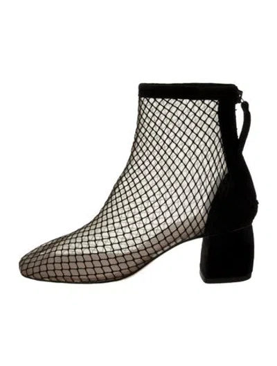 Pre-owned Forte Forte Lace Sock Boots W/ Tags In Black