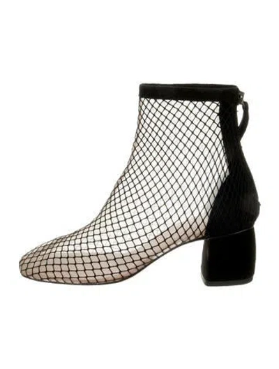 Pre-owned Forte Forte Lace Sock Boots W/ Tags In Black