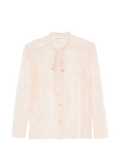 Forte Forte Lace-embroidered Sequin-embellished Blouse In Neutral