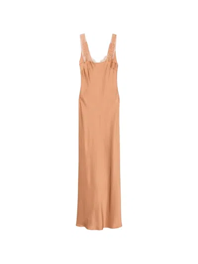 Forte Forte Lace-trim Slip Dress In Neutral