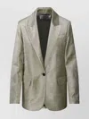 Forte Forte Wool Cloth Jacket Contrasting Velvet Rever