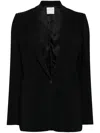 Forte Forte Tailored Single-breasted Blazer In Black