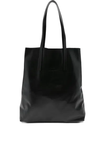 Forte Forte Large My Musa Leather Tote Bag In Black