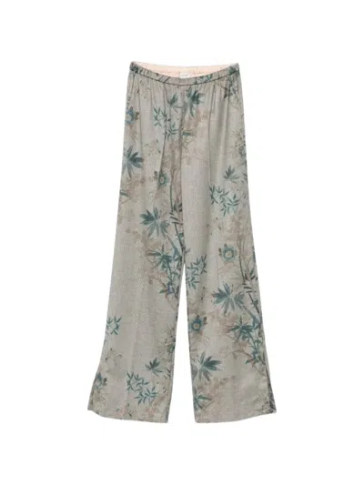 Forte Forte Le Bambou Secret Trousers In Gray