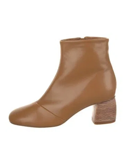 Pre-owned Forte Forte Leather Boots In Brown
