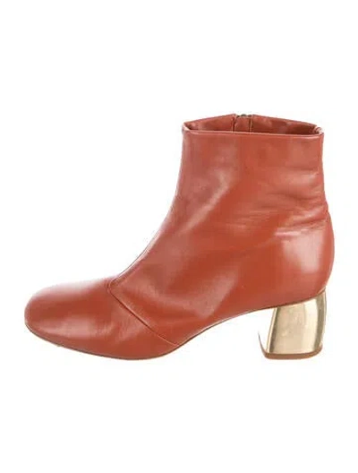Pre-owned Forte Forte Leather Boots In Brown