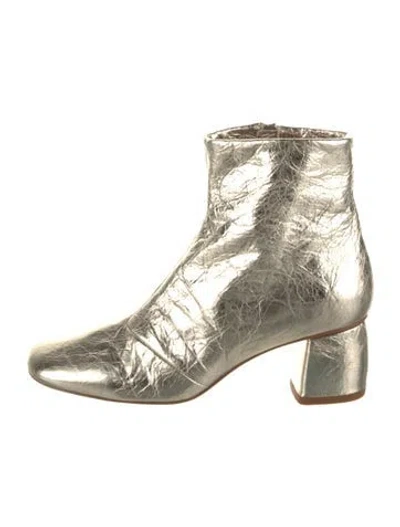 Pre-owned Forte Forte Leather Boots In Gold