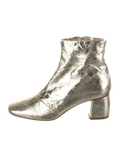 Pre-owned Forte Forte Leather Boots In Gold