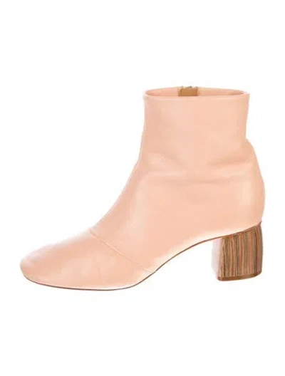 Pre-owned Forte Forte Leather Boots In Neutral