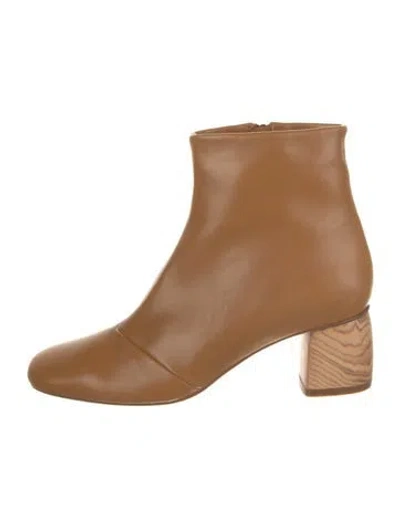 Pre-owned Forte Forte Leather Boots W/ Tags In Brown
