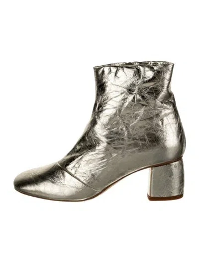 Pre-owned Forte Forte Leather Boots W/ Tags In Gold