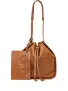 Forte Forte Leather Bucket Bag In Brown