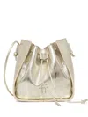 Forte Forte Leather Bucket Bag In Gold