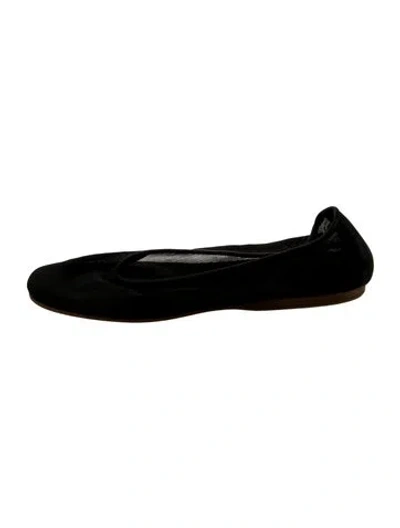 Pre-owned Forte Forte Leather Flats In Black