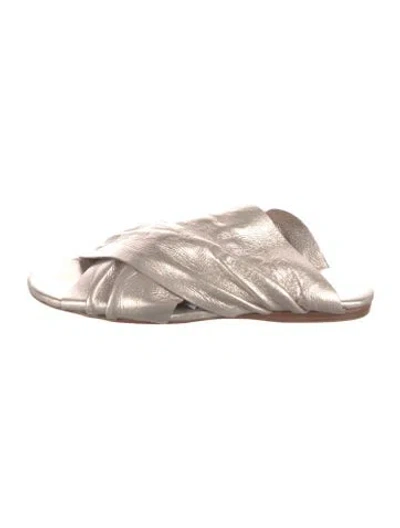 Pre-owned Forte Forte Leather Slides