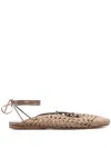 Forte Forte Slipper Aus Leder In Braun