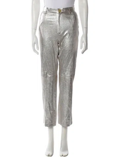 Pre-owned Forte Forte Leather Straight Leg Pants