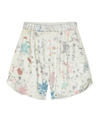 Forte Forte Les Folies Jacquard Shorts In White