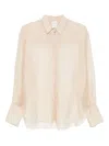 Forte Forte Organza Button-front Shirt In Neutral