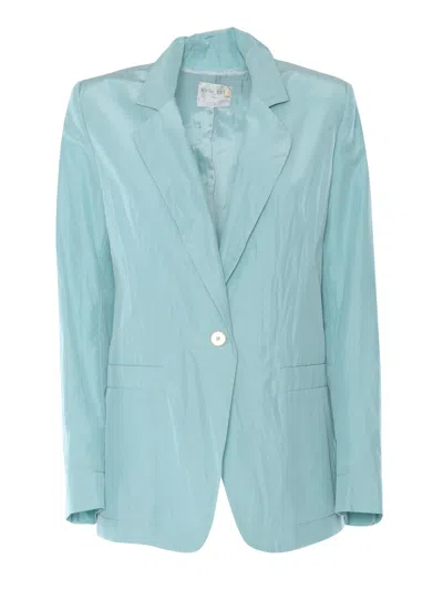FORTE FORTE LIGHT BLUE BLAZER