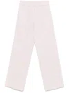Forte Forte Light Pink Straight-leg Trousers