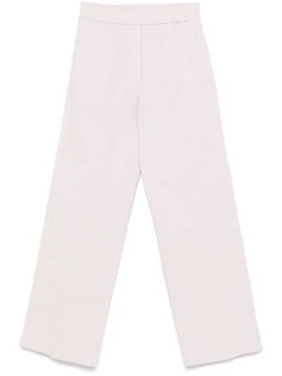 Forte Forte Light Pink Straight-leg Trousers