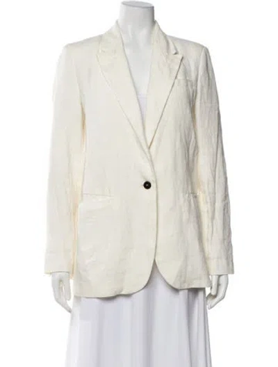 Pre-owned Forte Forte Linen Blazer In Neutral